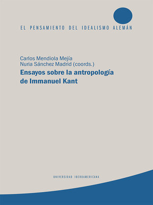 cover image of Ensayos sobre la antropología de Immanuel Kant